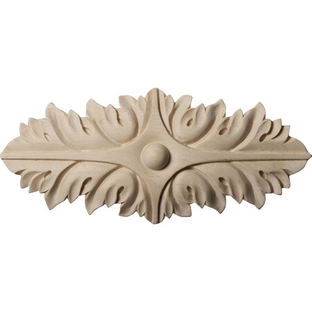 Ekena Millwork 8"W x 3 1/2"H x 1"D Large Oxford Center, Cherry ONL08X03X01OXCH